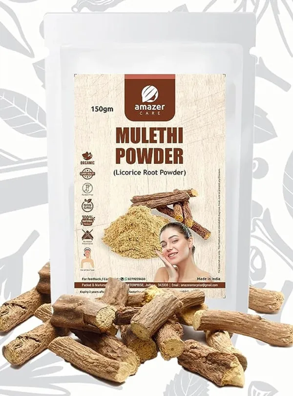 Mulethi_Powder_100%_Pure_&_Natural_(Liquorice_Root)_For_Face,_Skin_&_Hair_Care_Yashimadhu_Glycyrrhiza_Glabra