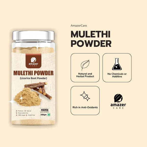 Mulethi_Powder,_Pure_&_Natural_(Liquorice_Root_Powder)_For_General_Wellness_&_Immune_Support_(200Gm,_Jar_Packing)