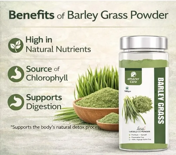 AmazerCare_Barley_Grass_Powder_100g_|_100%_Natural_&_Preservative_Free_|_Vegan_&_Gluten_Free_|_Rich_in_Chlorophyll_&_Natural_Nutrients_|_For_Juice,_Smoothies_&_Daily_Wellness
