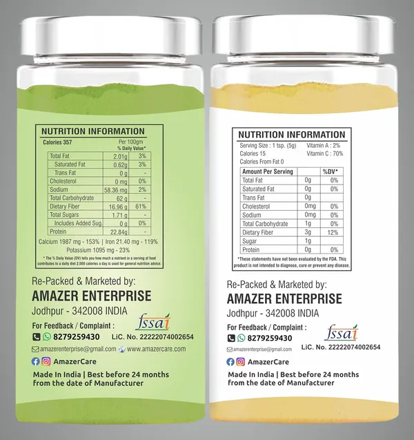 Moringa_&_Amla_Powder_Combo_(2_Jars_100_&_200Gm)_-_Super_Immune_Booster_Combo_Pure_&_Natural_For_Eating_&_Drink_For_Detox_&_Health_Antioxidants