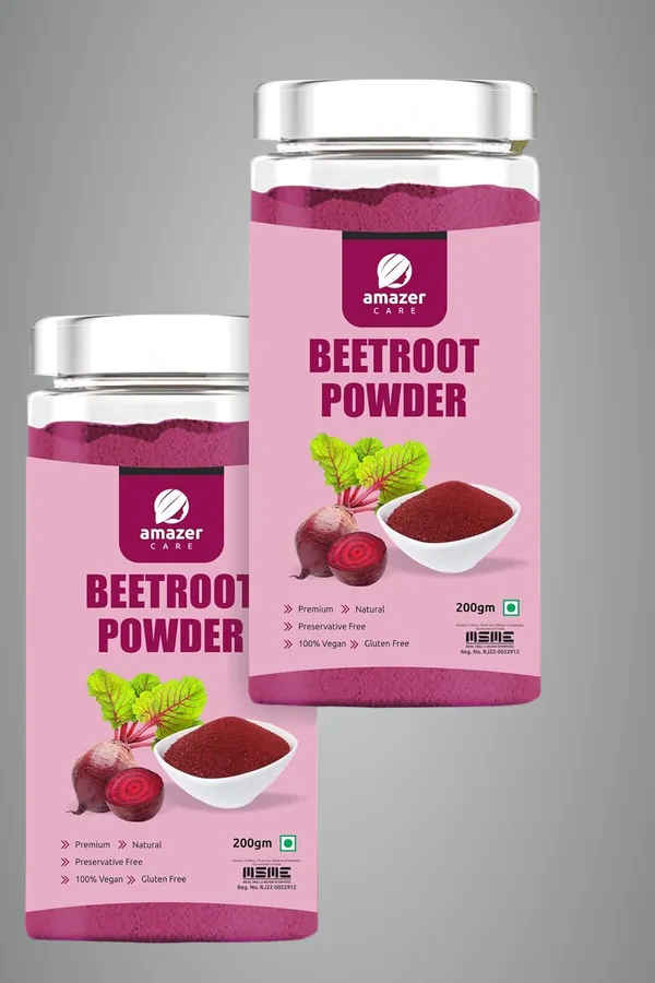 Beetroot_Powder_(Dehydrated)_-_Pure_&_Natural_Superfood_For_Eating_&_Drink_(2_Jars_200_Gm_Each)_Immunity_Booster_Full_Of_Nutrients