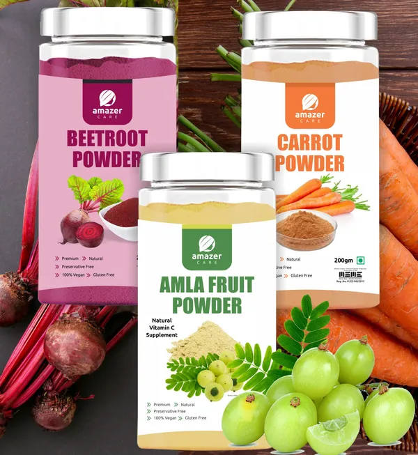 Beetroot_+_Carrot_+_Amla_Powder_(Dehydrated_200Gm_Each)_-_Great_Immune_Booster_Combo_Pure_&_Natural_For_Eating_&_Drink_Jar_Packing_Superfood_Full_Of_Nutrients
