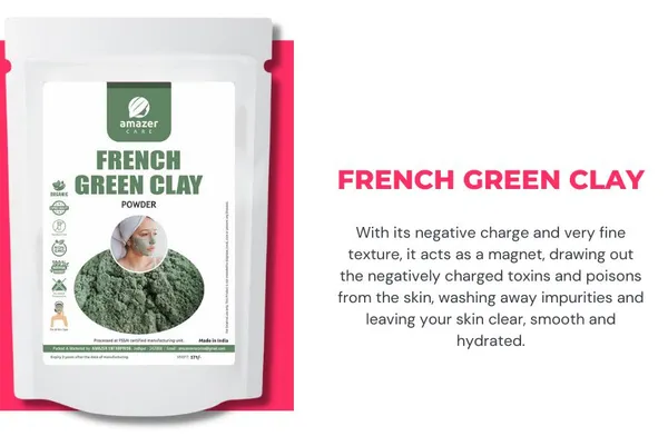 French_Green_+_Red_+_Pink_Clay_Powder_For_Face_Body_&_Hair