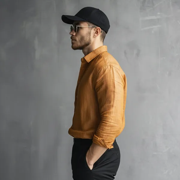 Signature_Zest_Yellow_100%_Pure_Linen_Shirt