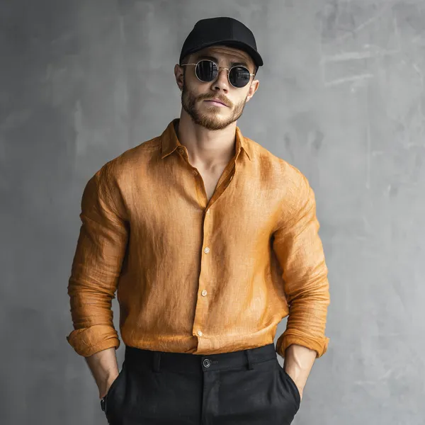 Signature_Zest_Yellow_100%_Pure_Linen_Shirt