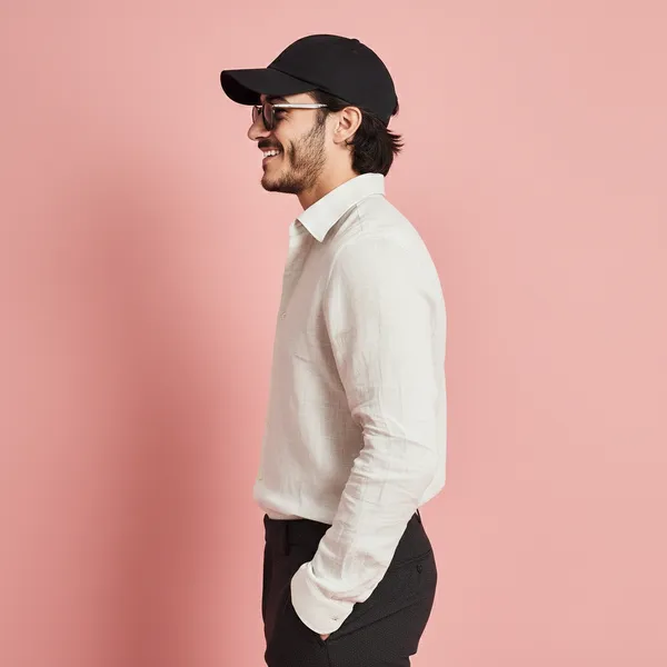 Men'S_Ivory_White_Pure_100%_Linen_Shirt