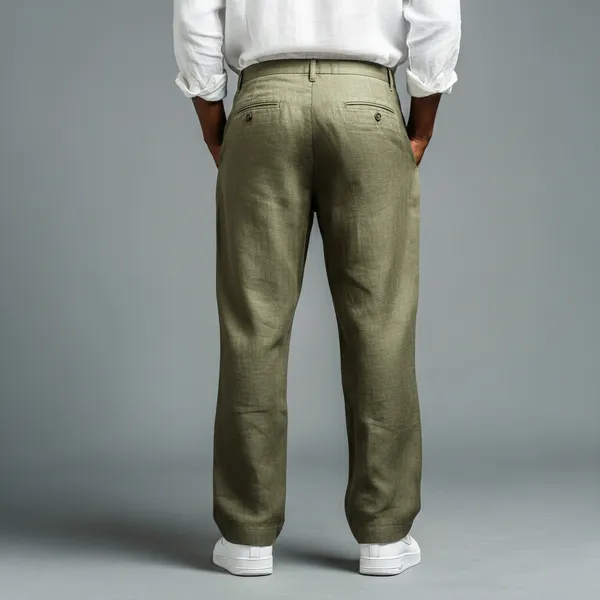 The_Perfect_Olive_Green_Summer_Weight_Linen_Pant_Men