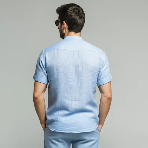 The_Classic_Powder_Blue_Linen_Shirt_Men