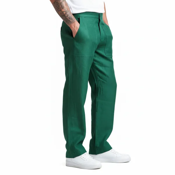 Emerald_Green_Pure_Linen_Resort_&_Beach_Wear_Trouser_For_Men