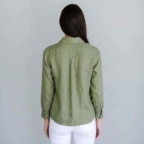 Light_Olive_Green_100%_Pure_Linen_Shirt_For_Women'S