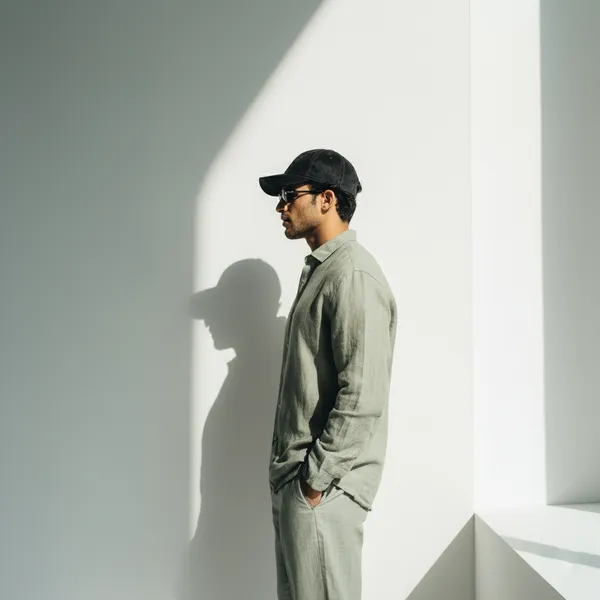 Sage_Green_Pure_Linen_Shirt_For_Men