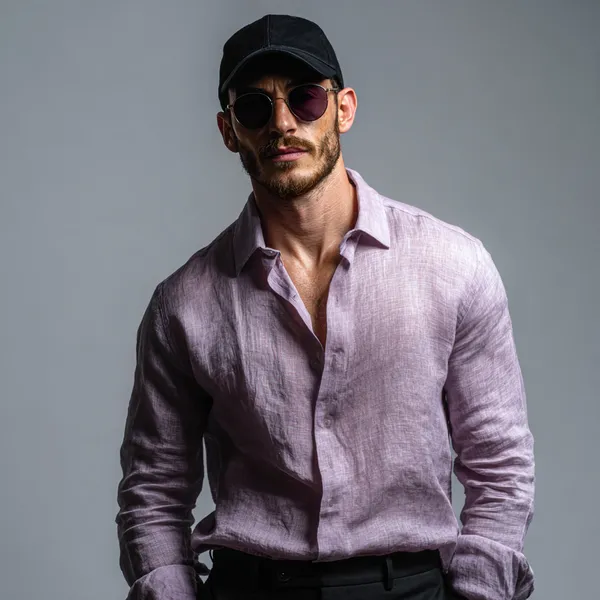 Classic_Light_Rich_Plum_Pure_100%_Linen_Shirt_For_Men'S