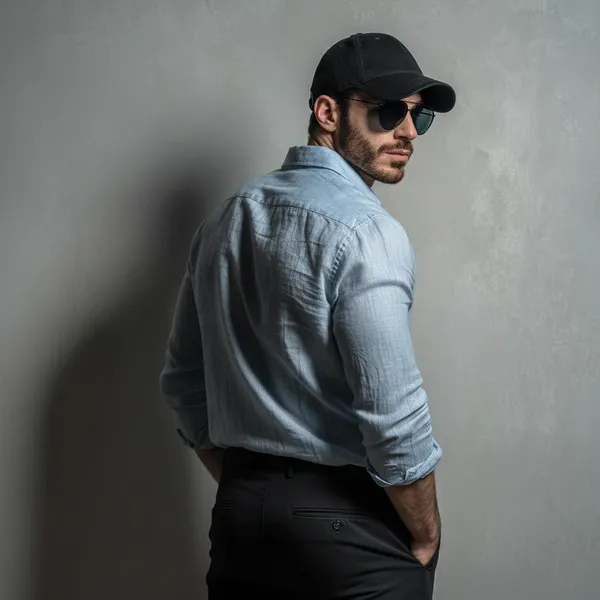 Classic_Sky_Pastel_Blue_Pure_100%_Linen_Shirt_For_Men'S