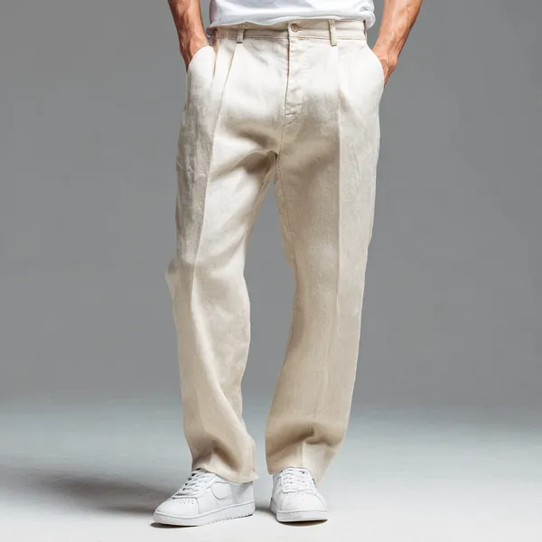 Natural_Linen_100%_European_Linen_Tailored_Pants_Men