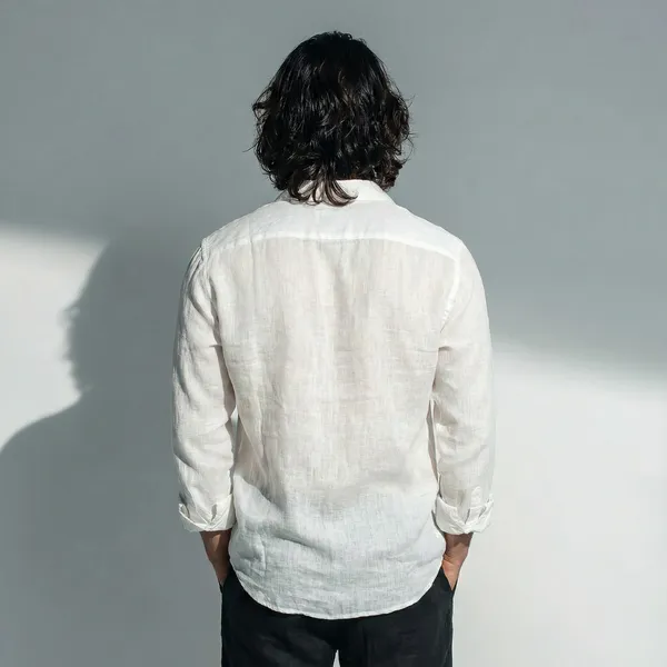 Off_White_Pure_Linen_Shirt_For_Men