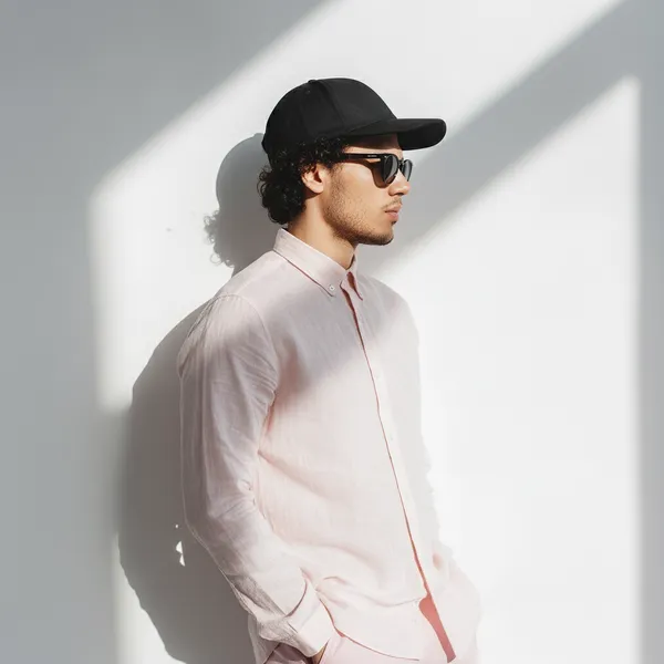 Blush_Pink_Pure_Linen_Shirt_For_Men