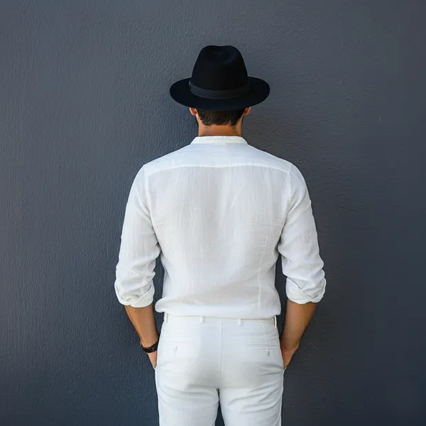 White_Pure_Linen_Shirt_For_Men