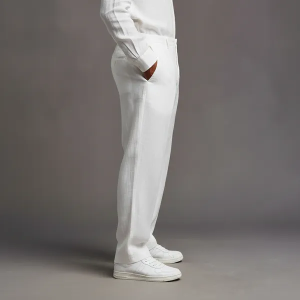 Stark_White_Ultra-Breathable_Pure_Linen_Trousers_Men