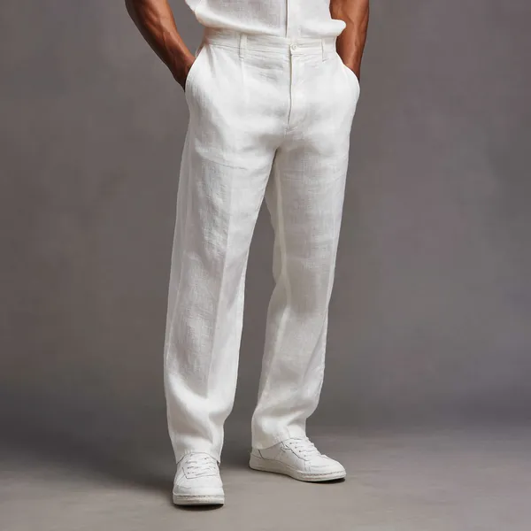 Stark_White_Ultra-Breathable_Pure_Linen_Trousers_Men