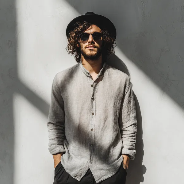 Men'S_Natural_Linen_100%_Pure_Linen_Mandarin_Collar_Shirt