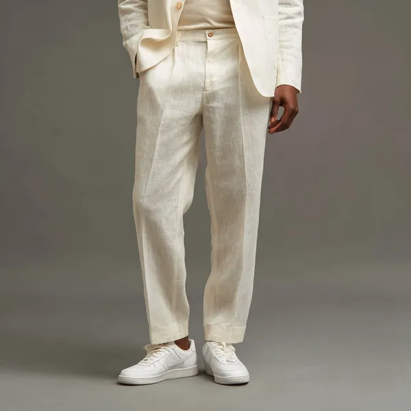 The_Linear_Natural_White_Pure_Linen_Pant_For_Men