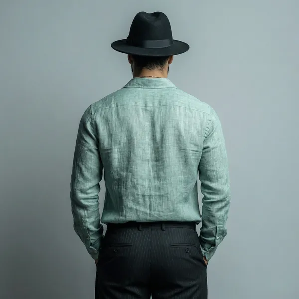 Men'S_Aegean_Green_Pure_100%_Linen