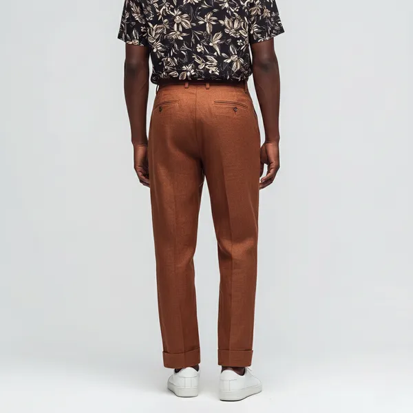 Rust_Orange_Stay-Cool_Linen_Summer_Trousers_Men