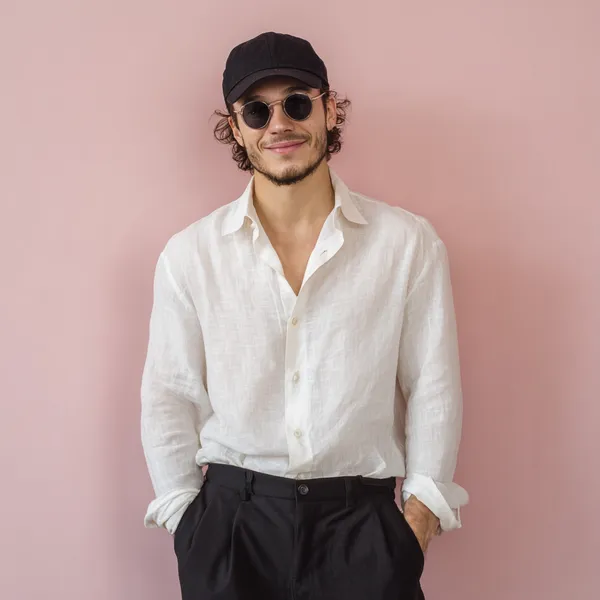 Men'S_White_Pure_100%_Linen