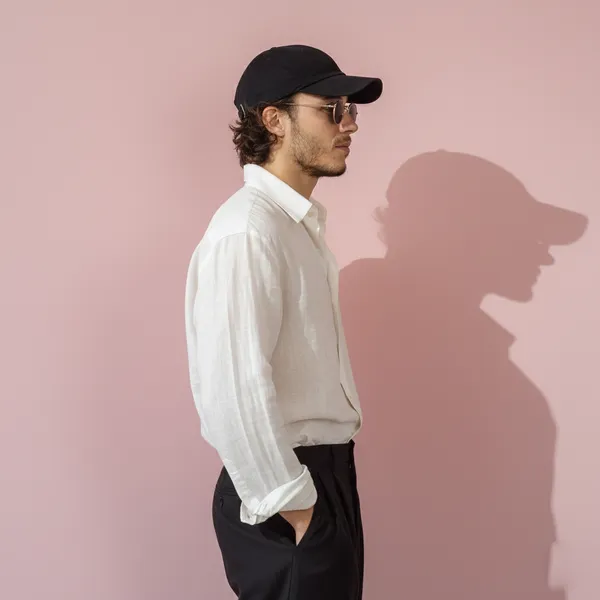 Men'S_White_Pure_100%_Linen