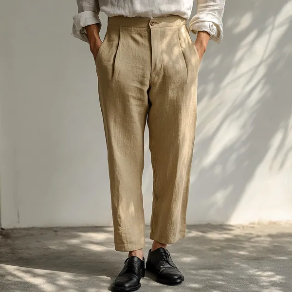 Sand_Pure_Linen_Resort_&_Beach_Wear_Trouser_For_Men