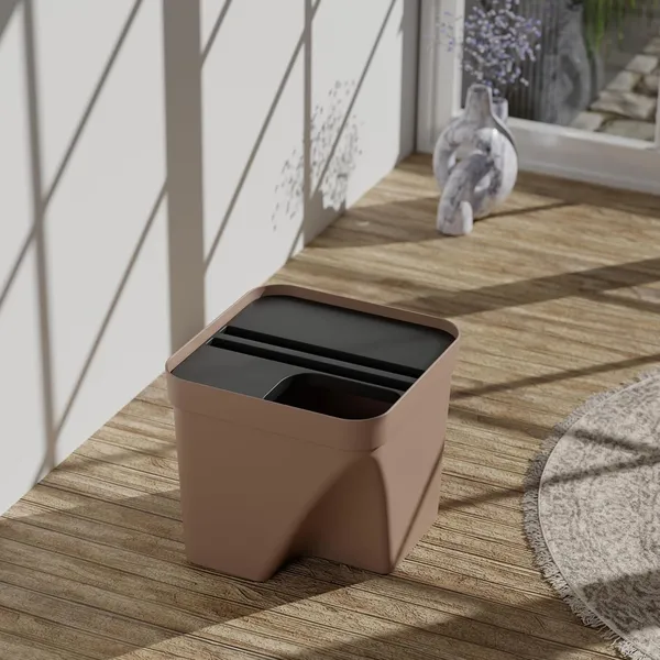 Square_Dustbin_-_Brown