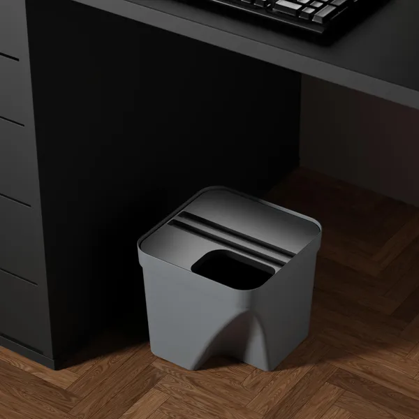 Square_Dustbin_-_Gray