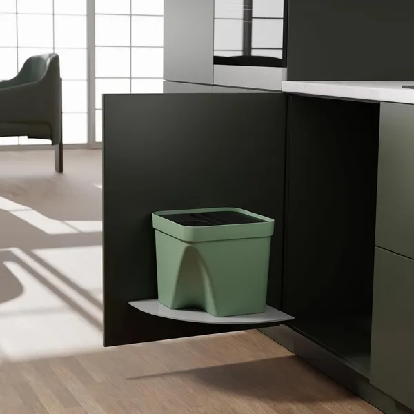 Square_Dustbin_-_Green