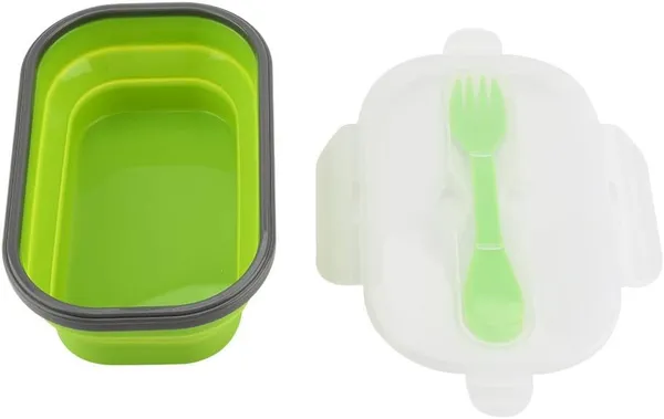 Silicone_lunch_box_(1_compartment)_-_Green