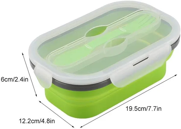 Silicone_lunch_box_(1_compartment)_-_Green