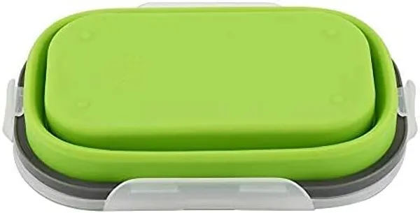 Silicone_lunch_box_(1_compartment)_-_Green