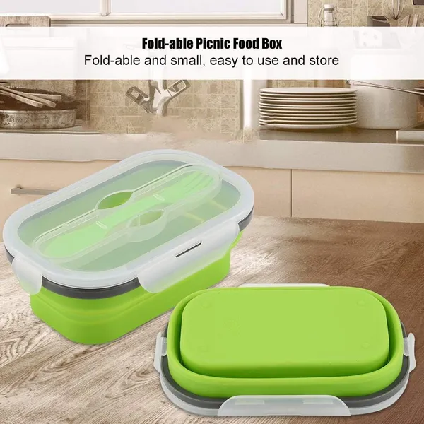 Silicone_lunch_box_(1_compartment)_-_Green