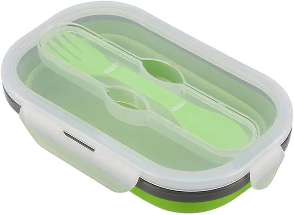Silicone_lunch_box_(1_compartment)_-_Green