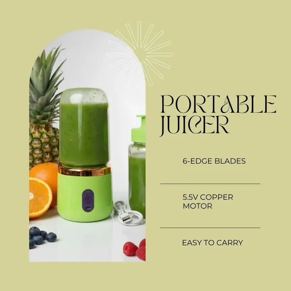 Dual-cup_Juicer_-_Green