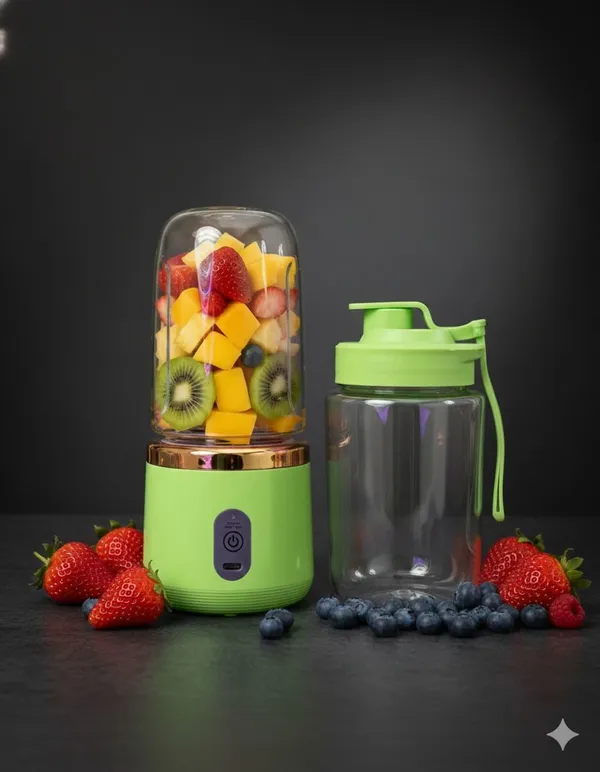 Dual-cup_Juicer_-_Green