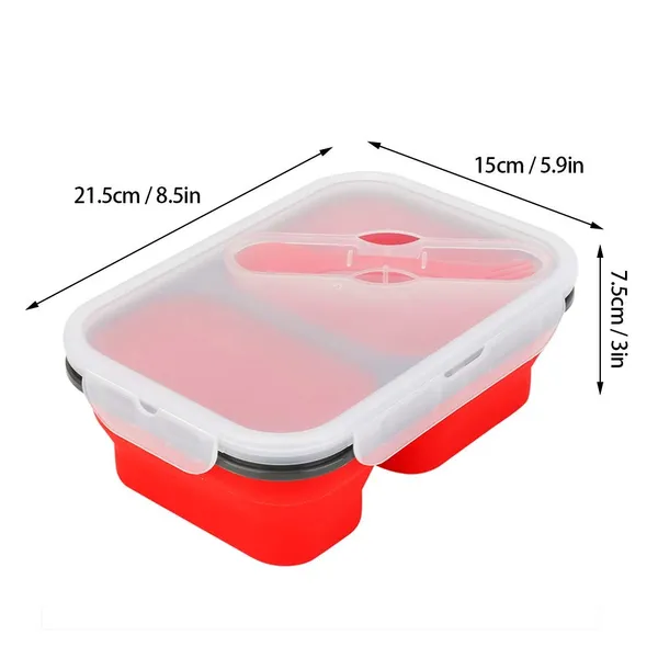Silicone_lunch_box_(2_compartment)_-_Red