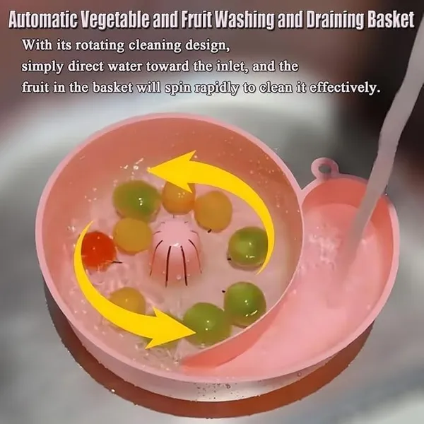 Snail-shaped_Drain_Basket_(Multicolor)