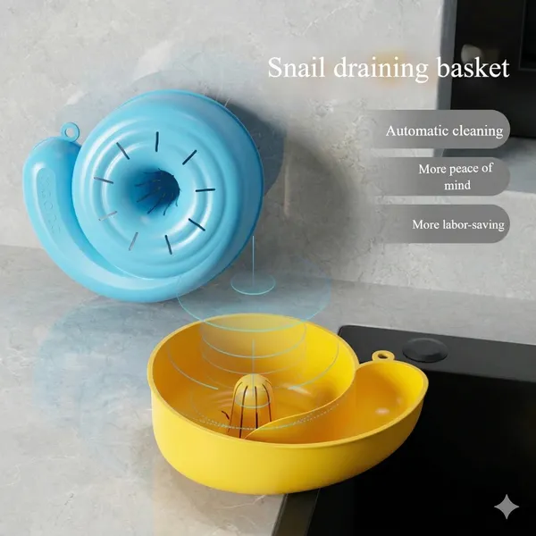 Snail-shaped_Drain_Basket_(Multicolor)