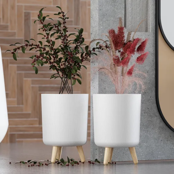 Flower_Pot_with_Plastic_Legs_(White)_(Pack_of_1)