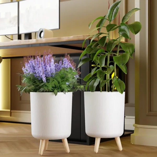 Flower_Pot_with_Plastic_Legs_(White)_(Pack_of_1)