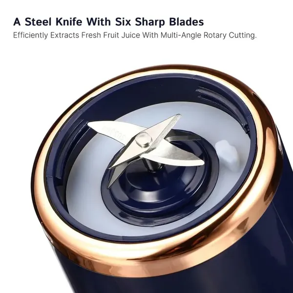 Dual-cup_Juicer_-_Blue