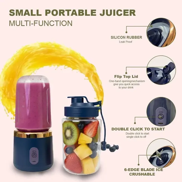 Dual-cup_Juicer_-_Blue