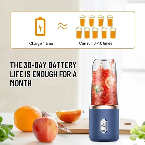 Dual-cup_Juicer_-_Blue