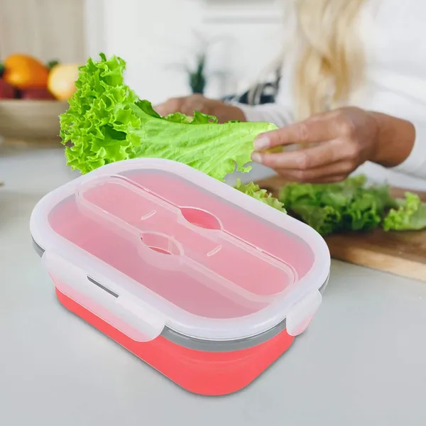 Silicone_lunch_box_(1_compartment)_-_Red