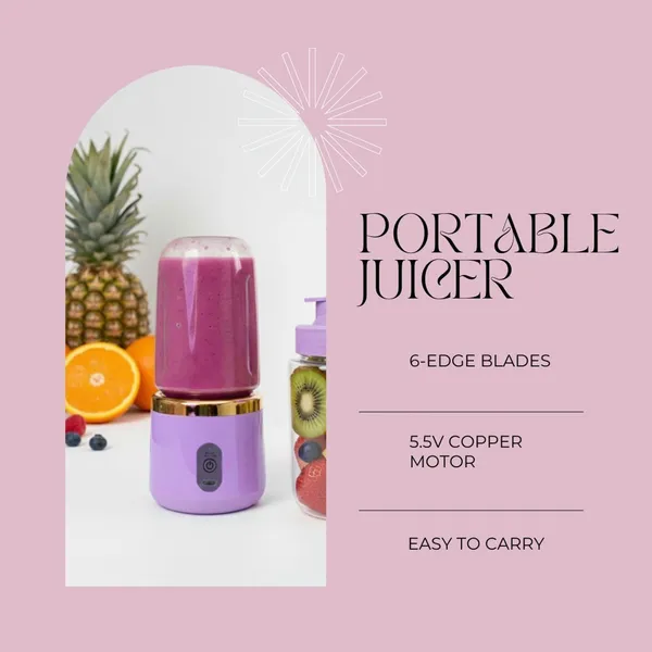 Dual-cup_Juicer_-_Purple